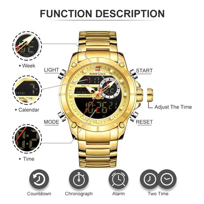 NAVIFORCE Luxury Sport Watch