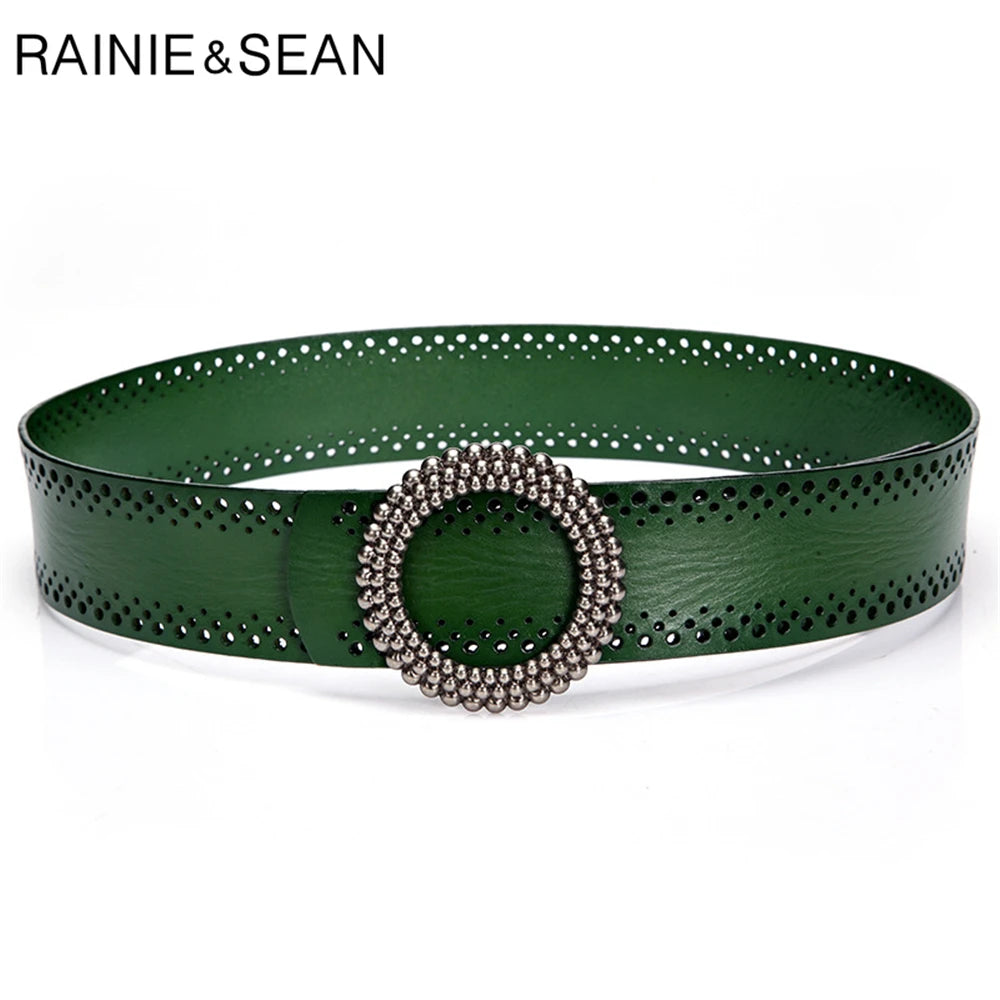 RAINIE SEAN Blackish Green Belt