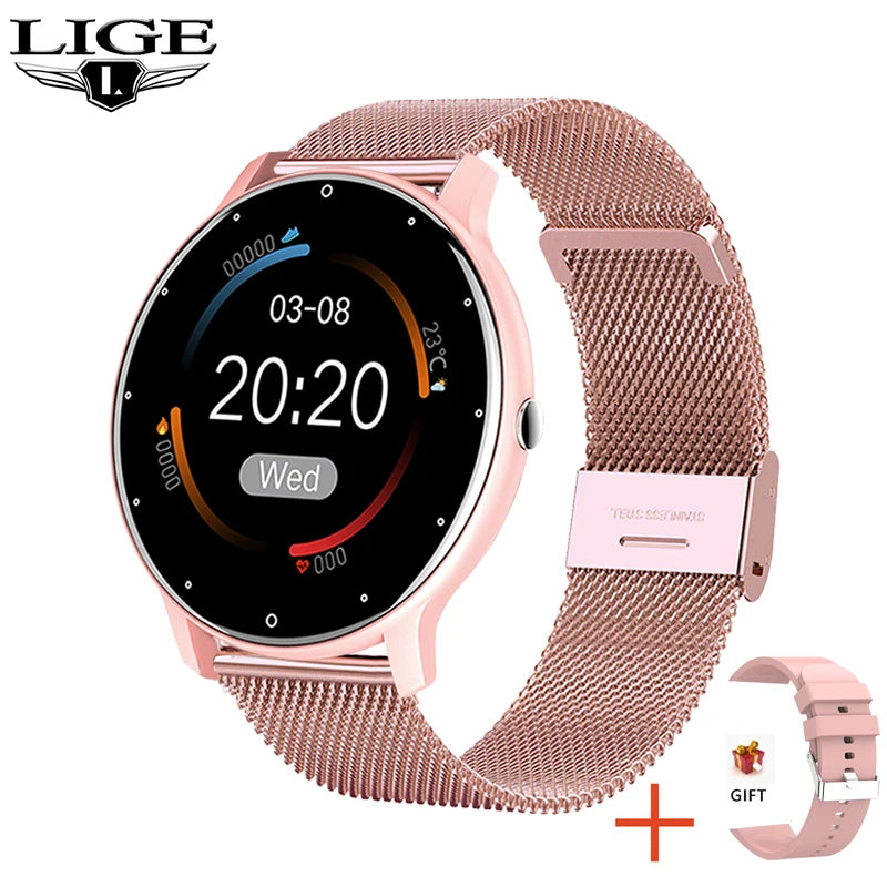 LIGE 2025 Ladies Fitness Smartwatch