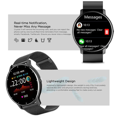 LIGE 2025 Ladies Fitness Smartwatch