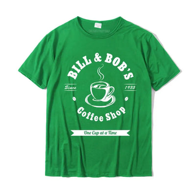 Bill & Bob’s Coffee Shop Recovery Tee