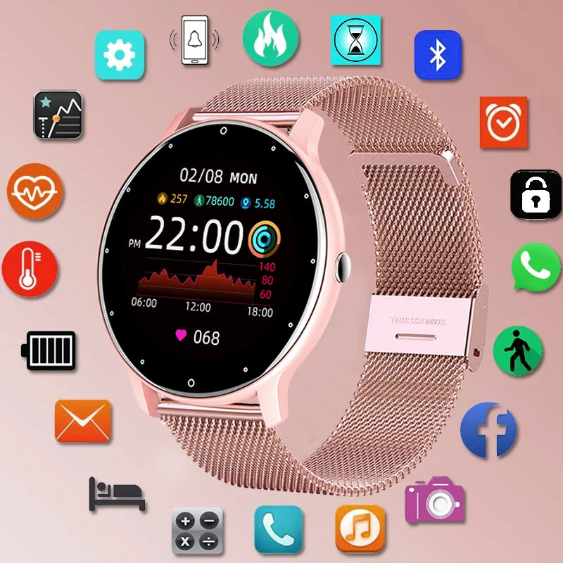 LIGE 2025 Ladies Fitness Smartwatch