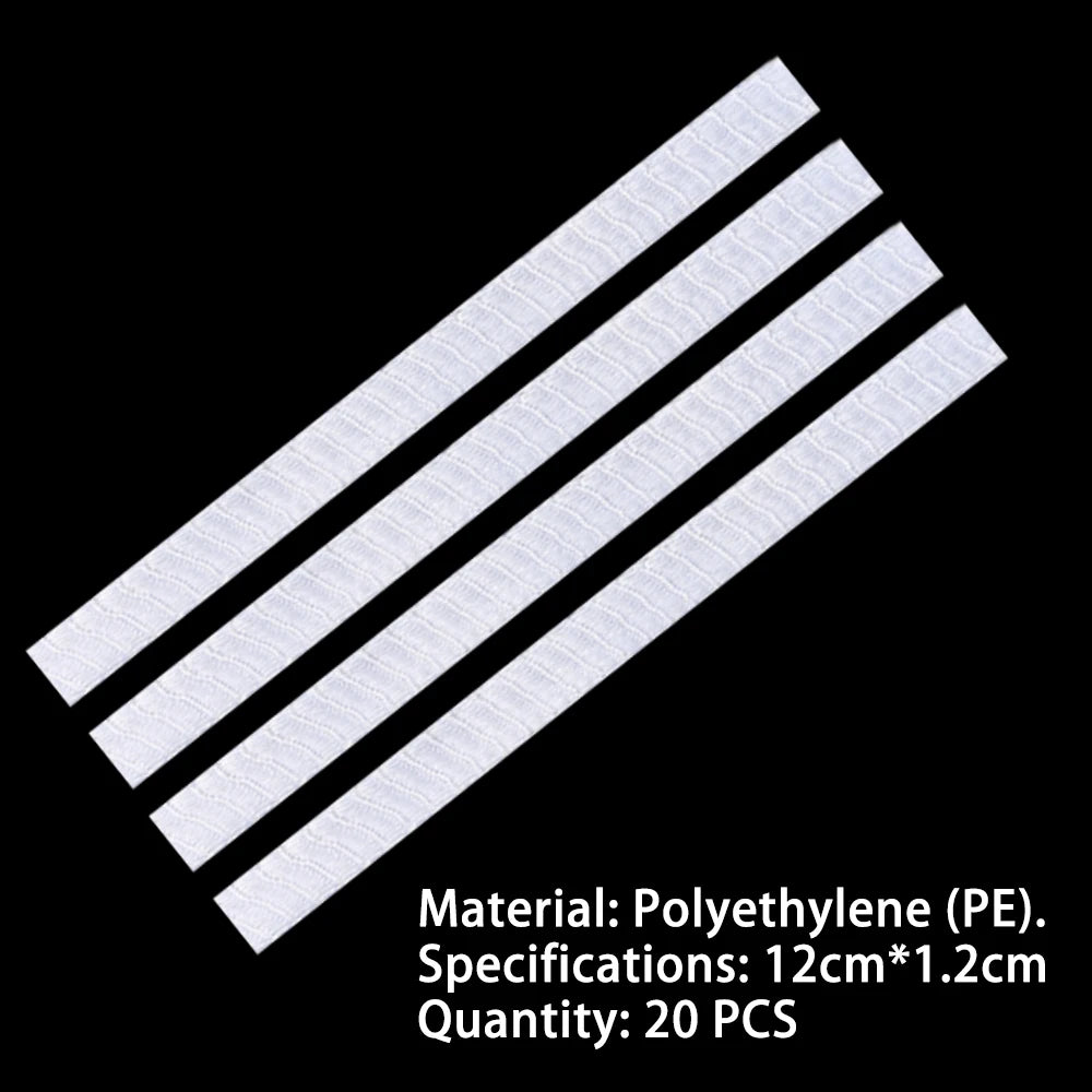 20Pc White Brush Mesh Guards