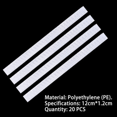 20Pc White Brush Mesh Guards