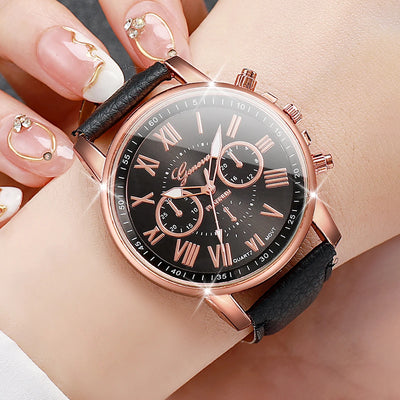 5PCS Women’s Quartz Watches Set