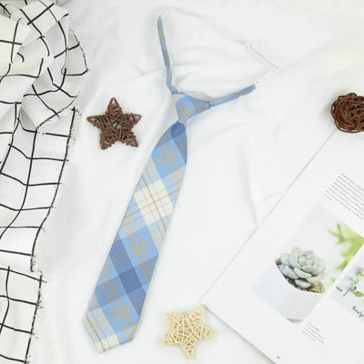 Plaid JK Uniform Tie