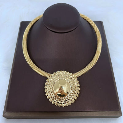 Dubai Gold Beaded Jewelry Set