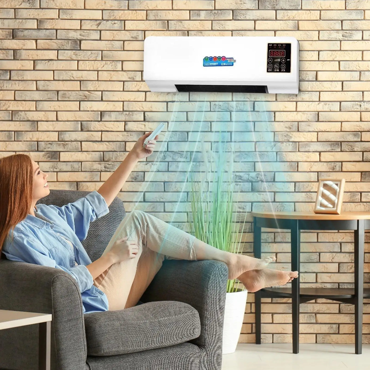 2-in-1 Wall AC & Heater
