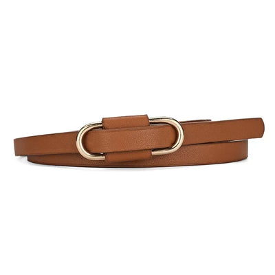 Ultra‑Thin PU Waist Belt