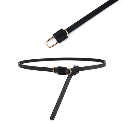 Ultra‑Thin PU Waist Belt