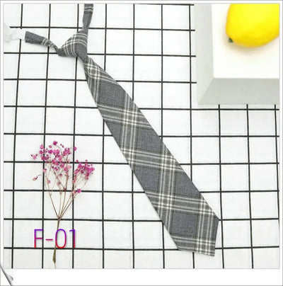 Plaid JK Uniform Tie
