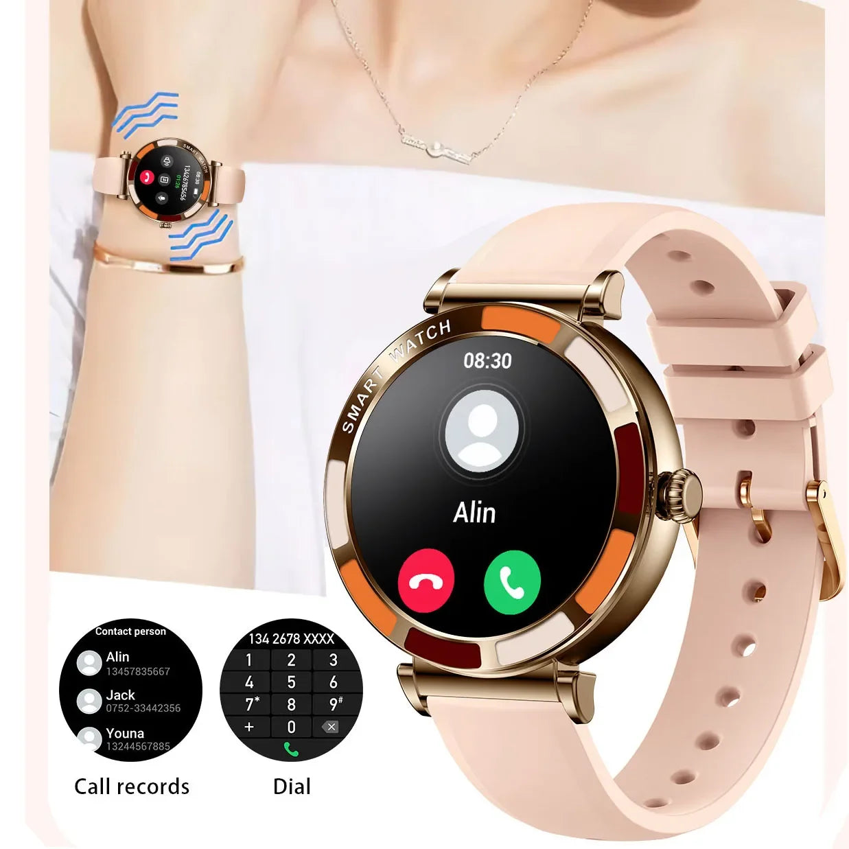 Luxury Diamond Ladies Smartwatch