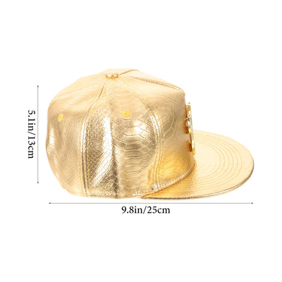 Gold Rhinestone Dollar Sign Cap