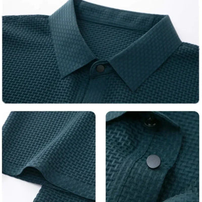 Men’s Summer Ice Silk Polo Shirt