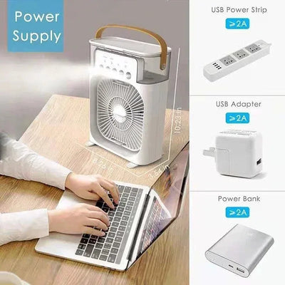 Mini USB Fan Power Bank