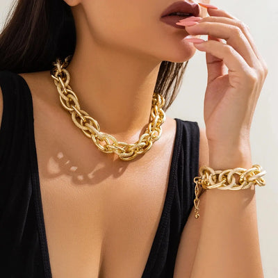Colorful Boho Choker & Bracelet Set