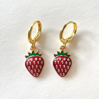 Y2K Strawberry Jewelry Set