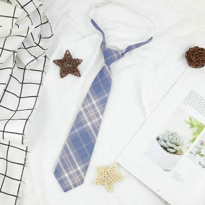 Plaid JK Uniform Tie