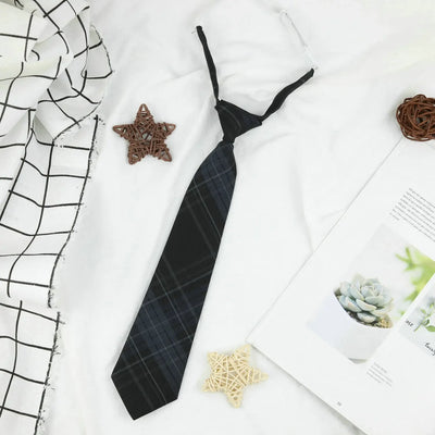 Plaid JK Uniform Tie