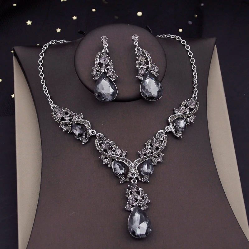 Luxury Crystal Bridal Jewelry Set