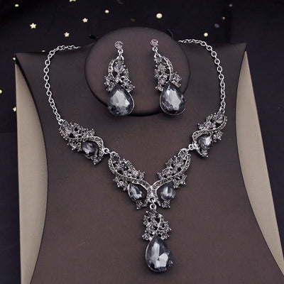 Luxury Crystal Bridal Jewelry Set