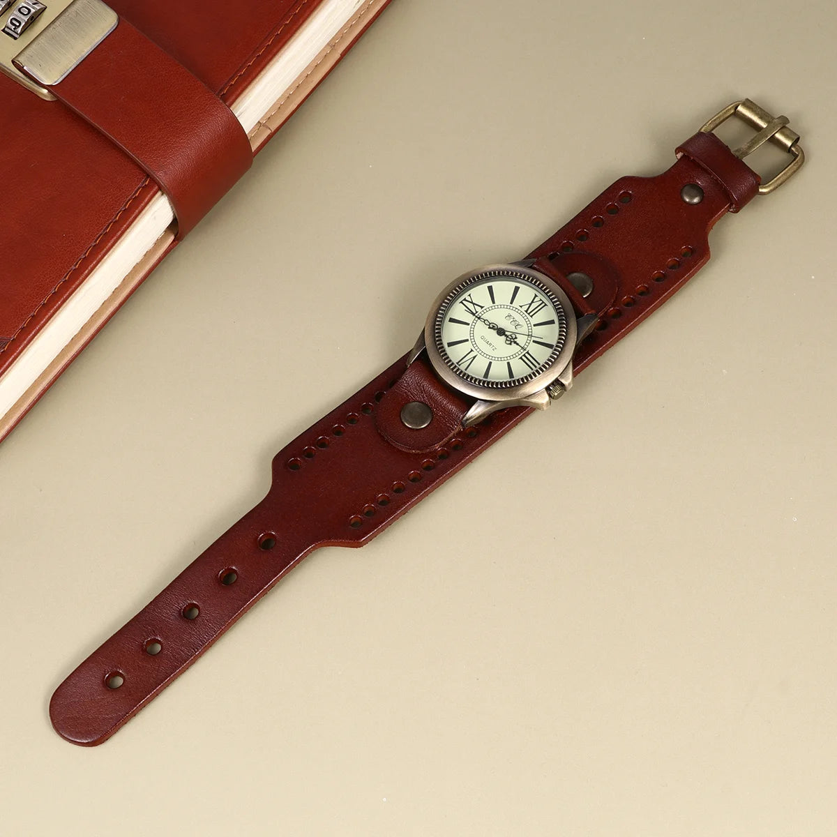 Retro Roman Numeral Quartz Watch