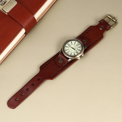 Retro Roman Numeral Quartz Watch