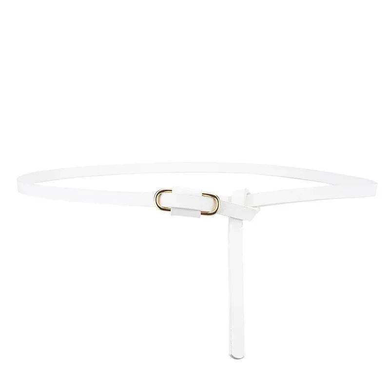 Ultra‑Thin PU Waist Belt