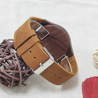Customizable Wood & Quartz Watches