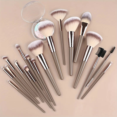 15/20pcs Soft Fiber Makeup Brush Set