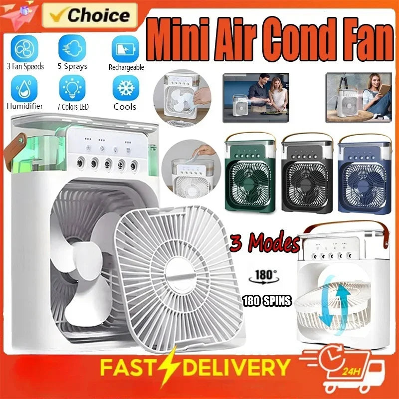 3-in-1 USB Humidifier Fan