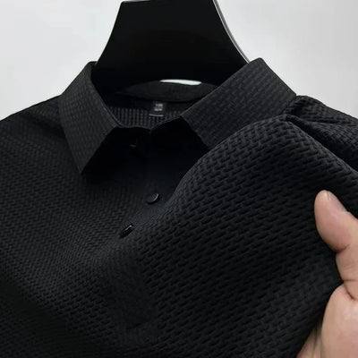 Men’s Summer Ice Silk Polo Shirt