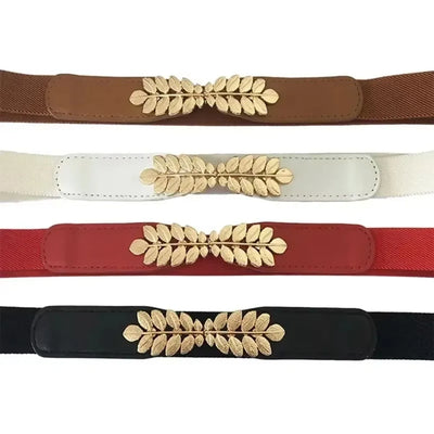 Women’s PU Elastic Waist Belt