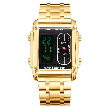 Luxury Gold Square Men’s Watch