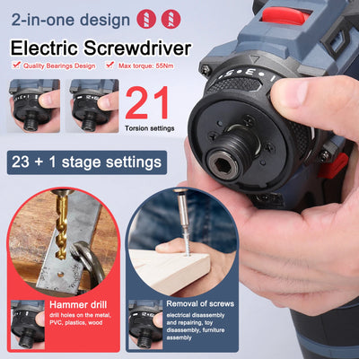 Multi-Function Brushless Electric Screwdriver