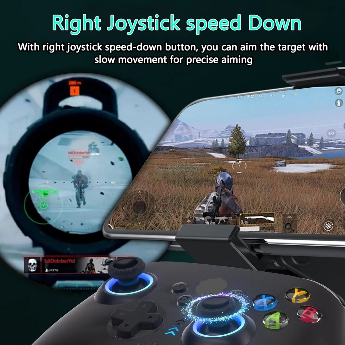 2.4G RGB Wireless Gamepad