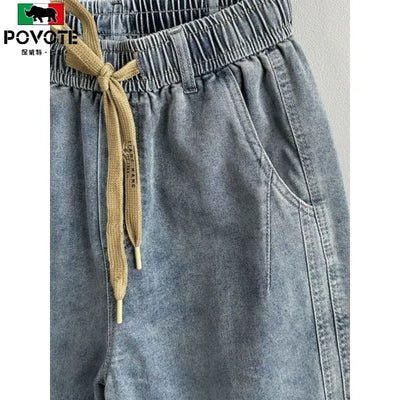 Men’s Thick Loose Jeans