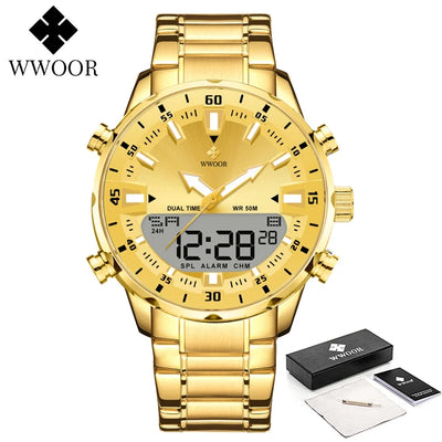 WWOOR Luxury LED Sports Watch