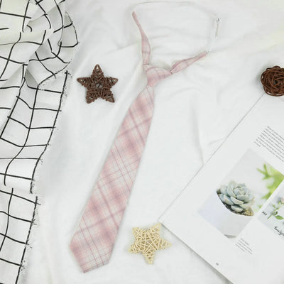 Plaid JK Uniform Tie
