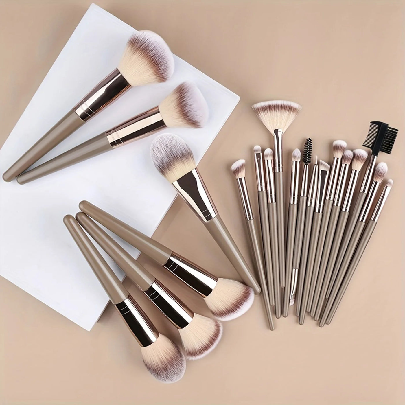15/20pcs Soft Fiber Makeup Brush Set
