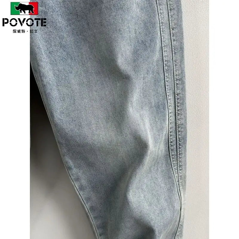 Men’s Thick Loose Jeans