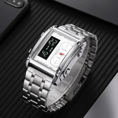 Luxury Gold Square Men’s Watch