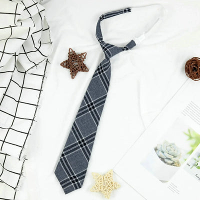 Plaid JK Uniform Tie