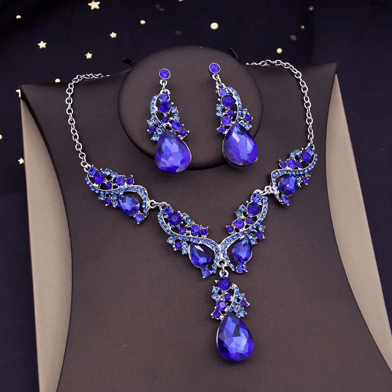 Luxury Crystal Bridal Jewelry Set