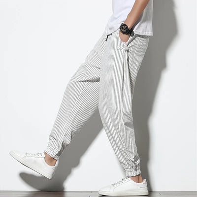Men’s Striped Harem Pants