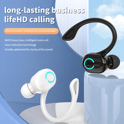 Wireless Bass Ear-Hook Earbuds