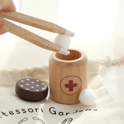 Kids' Wooden Doctor Play Set