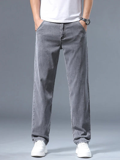Men’s Thin Straight Jeans
