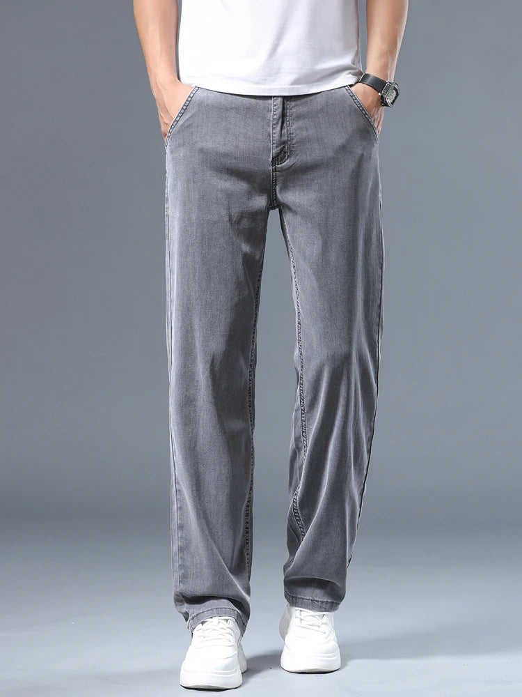 Men’s Thin Straight Jeans