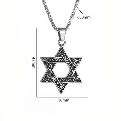Vintage Star of David Necklace